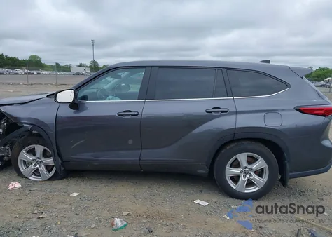 2023 Toyota Highlander Hybrid Le from USA, damaged, VIN 5TDZARAH3PS526191